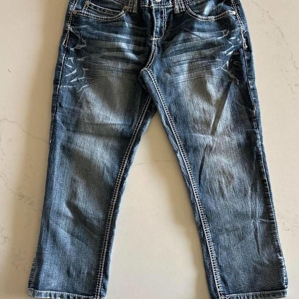 Maurices Women's Blue and Navy Jeans
